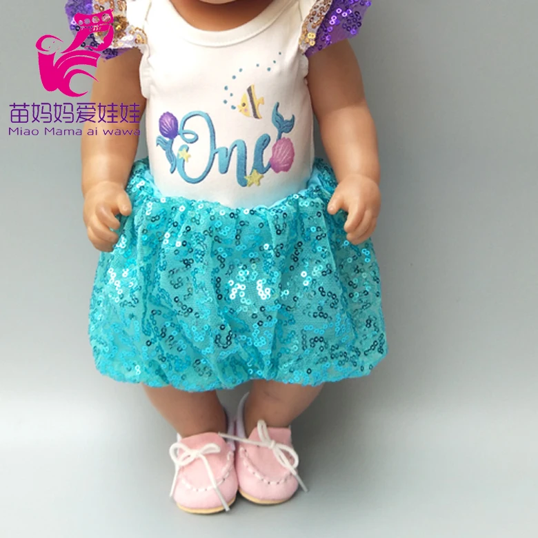 Кукольное платье в форме сердца для куклы 43 см одежда 18 дюймов на день рождения