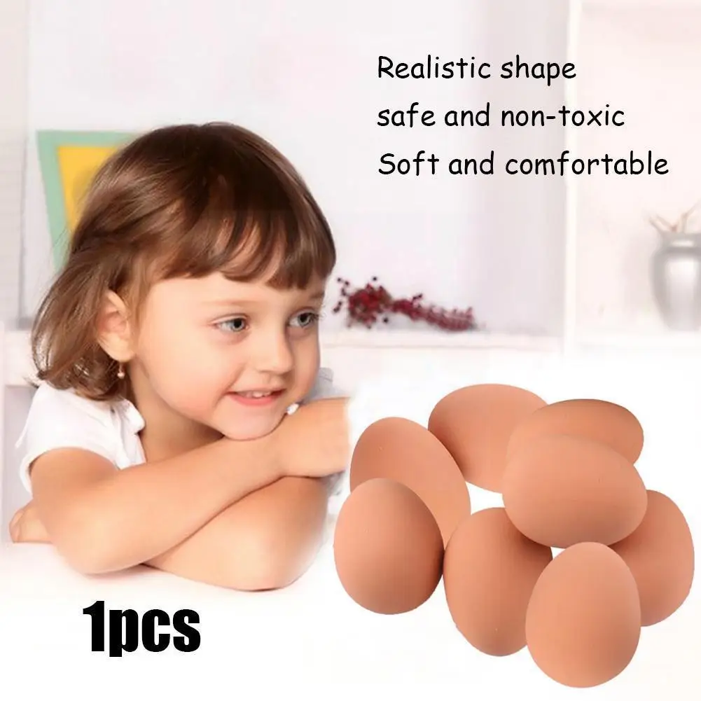 

Новинка, Реалистичная игрушка в виде шара-подпрыгивателя в виде яйца, украшение в виде яйца, искусственная шутка, Искусственная резина, 1 шт.,...