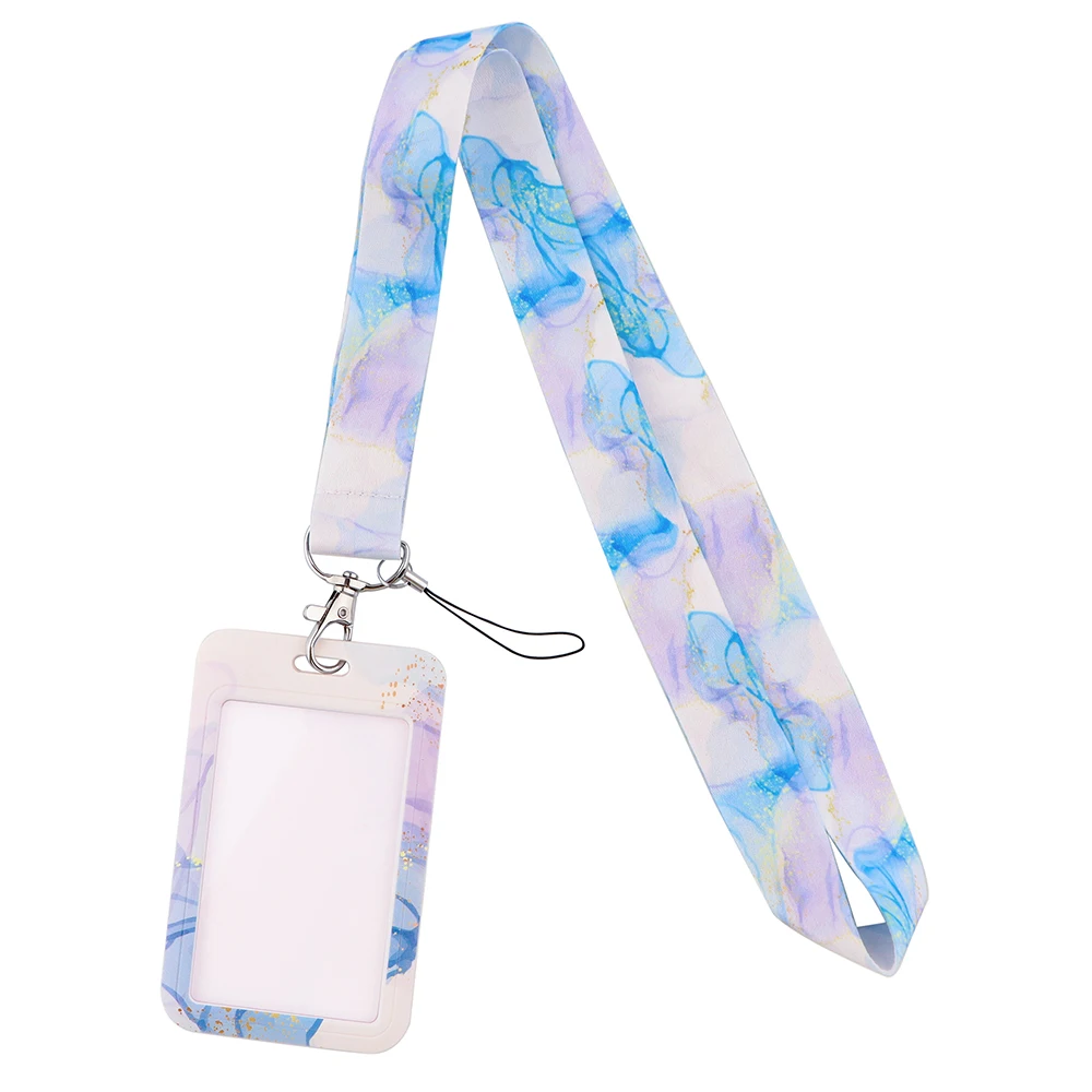 colorful lanyard for keys chain id credit card cover pass mobile phone charm badge holder key ring neck straps accessories free global shipping