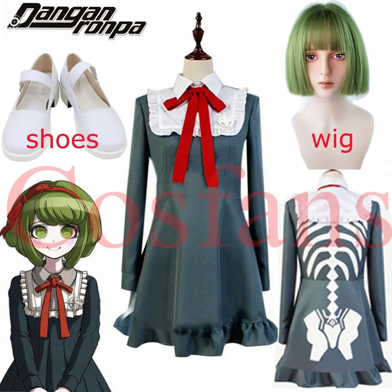 

Danganronpa Another Episode:Ultra Despair Monaca Towa cosplay Costume Dress Custom size Anime Monaka Monaca Towa Cosplay Shoes