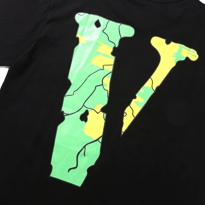 

VLONE men t shirt 100% cotton streetwear Women's T-shirt USA summer Short sleeve brand hip hop tshirt Chirao