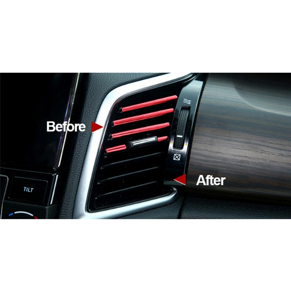 Выходного отверстия автомобильного кондиционера декоративные полосы зажим