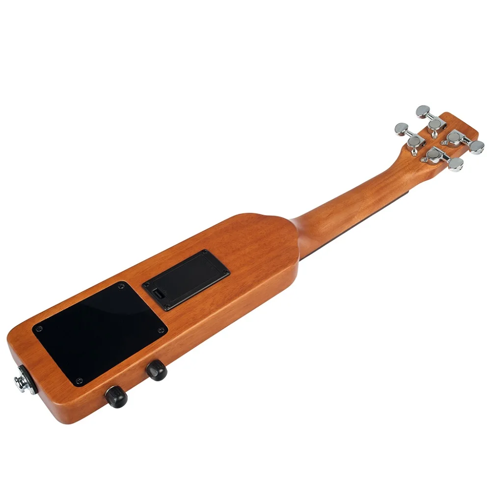 

NAOMI 4 Strings 21 Inch Electric Ukulele Bottle Design Solid Wood Electronic Ukelele Musical Instruments for Beginners