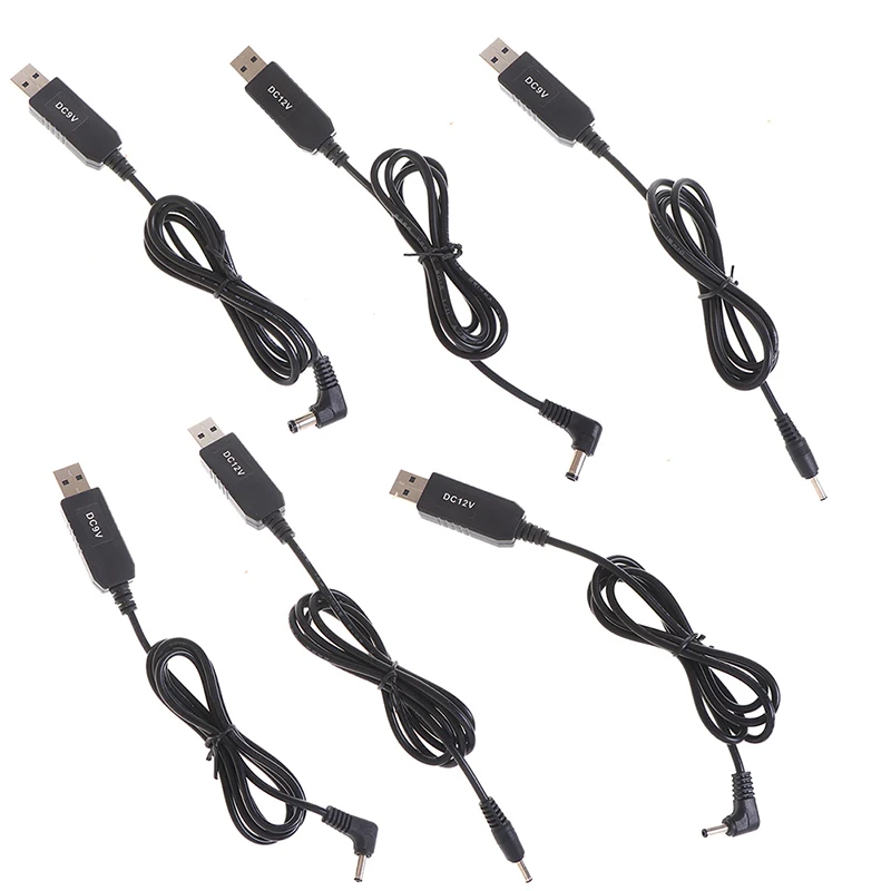 USB кабель с повышением мощности от 5 в до 9 12 В 3 5*1 35 мм 5*2 1 мм|Компьютерные кабели и