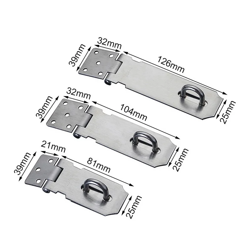 Замок Засов дверь застежка защелкой Нержавеющая сталь на застежке и скоба с