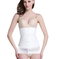 2 in 1 maternal corset bandage slimming body shapewear pure cotton gauze tummy fitness belt