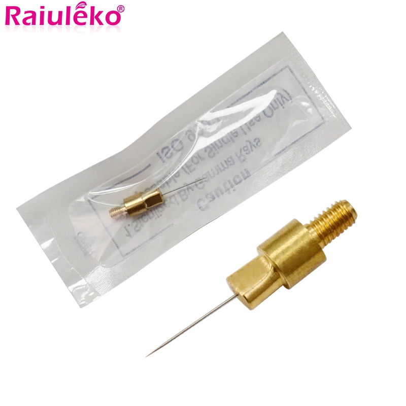 100 шт. Медь иглы сменный пятна на коже плазменной ручка подъема аксессуары микро