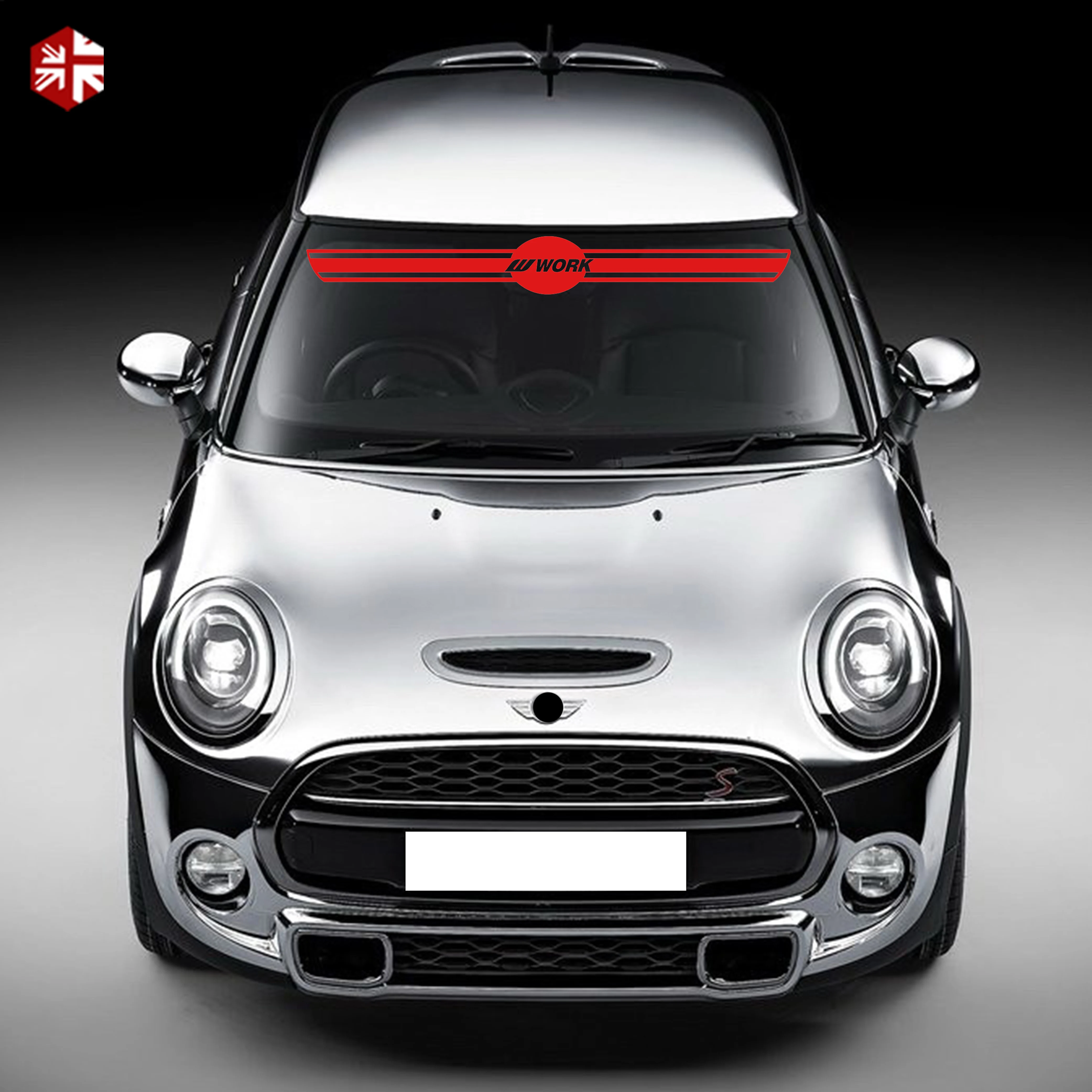 Наклейка на лобовое стекло для Mini Cooper One JCW F55 F56 R56 F60 R60 R50 R53 R61 R57 | Автомобили и