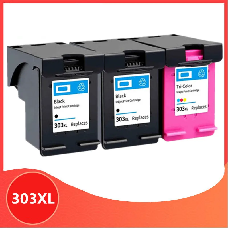 Картридж для принтера hp 303 xl Envy Photo 6220 6230 6232 6234 7130 7134 7830 3 упаковки|Детали принтера| |
