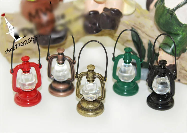 Мини кукольный домик в масштабе 1:12 с масляной лампой миниатюрные игрушки