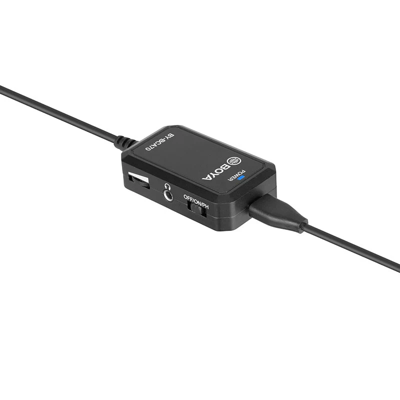 Аудиоадаптер BOYA BY BCA70 XLR mic для микрофонов ПК мобильных устройств совместимый со