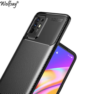 for oppo a94 5g case bumper silicone anti knock carbon fiber back cover for oppo a94 5g case for oppo a94 5g cover cph2211 6 43 free global shipping