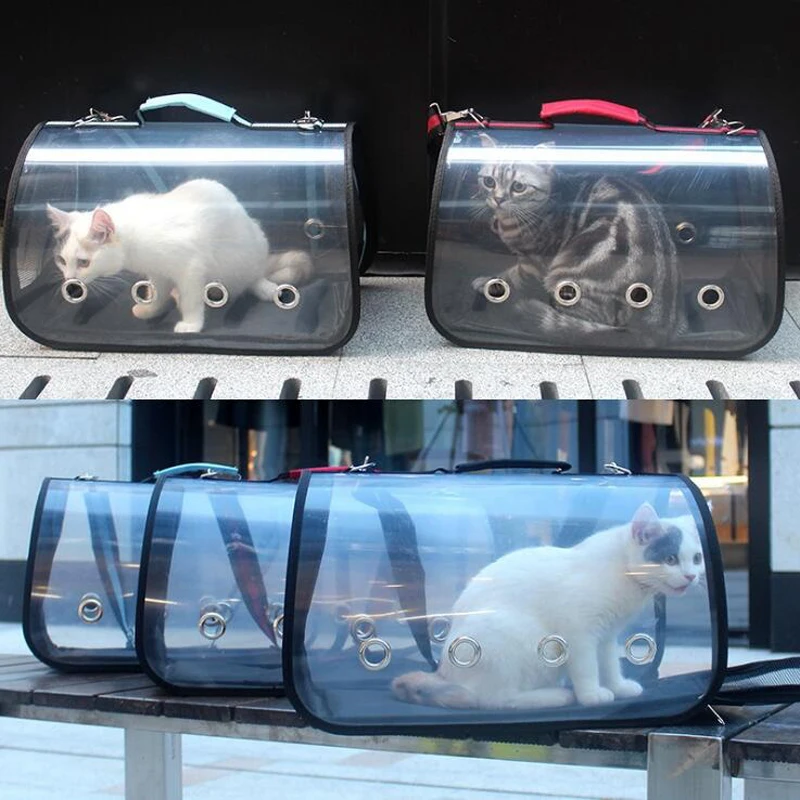 Переносная сумка для кошек прозрачный рюкзак переноски собак и домашних