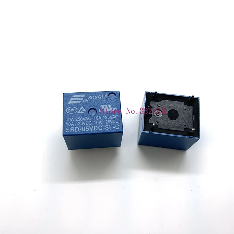 10 шт. SRD-05VDC-SL-C Реле T73 5PIN 10A 5В SONGLE SRD-5VDC-SL-C Оригинал ROHS Бесплатная доставка D. |