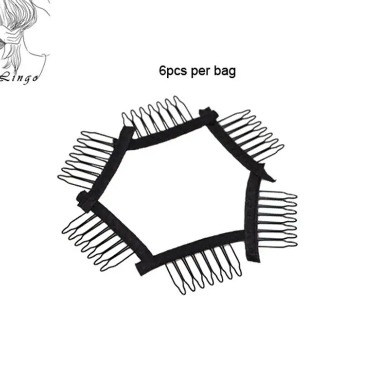 10 шт. профессиональные клипсы для парика из стали | Шиньоны и парики