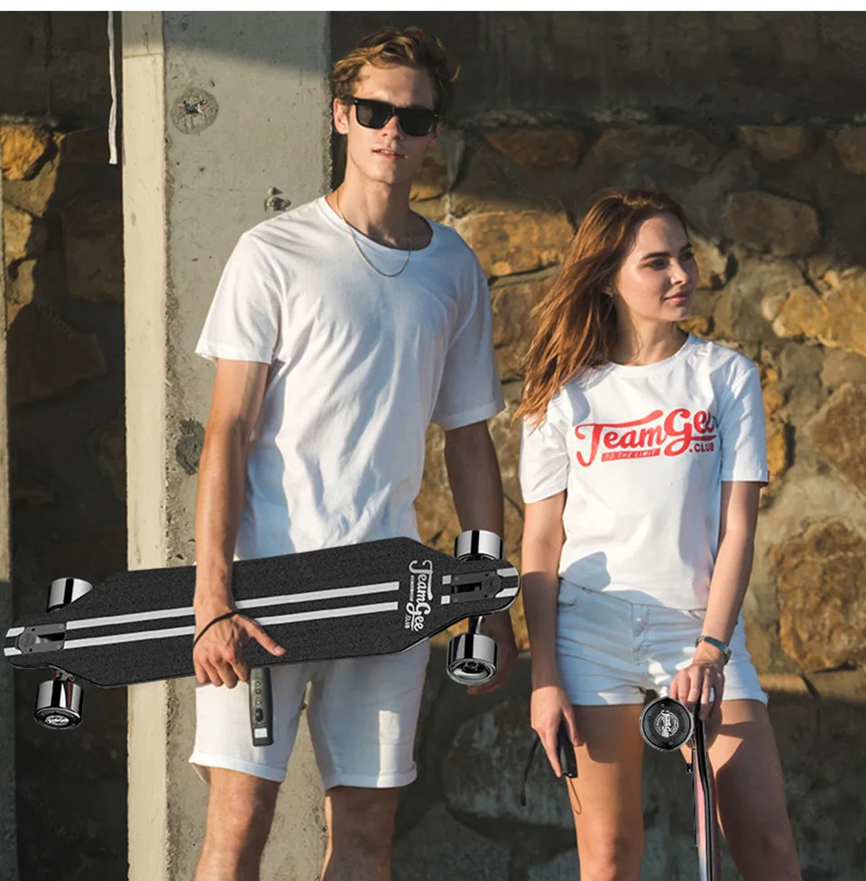 

Powerful Electric Scooter 4 Wheeled Electric Scooter Skateboard H5 Double Drive 380W*2 36V Electric Scooters Adults