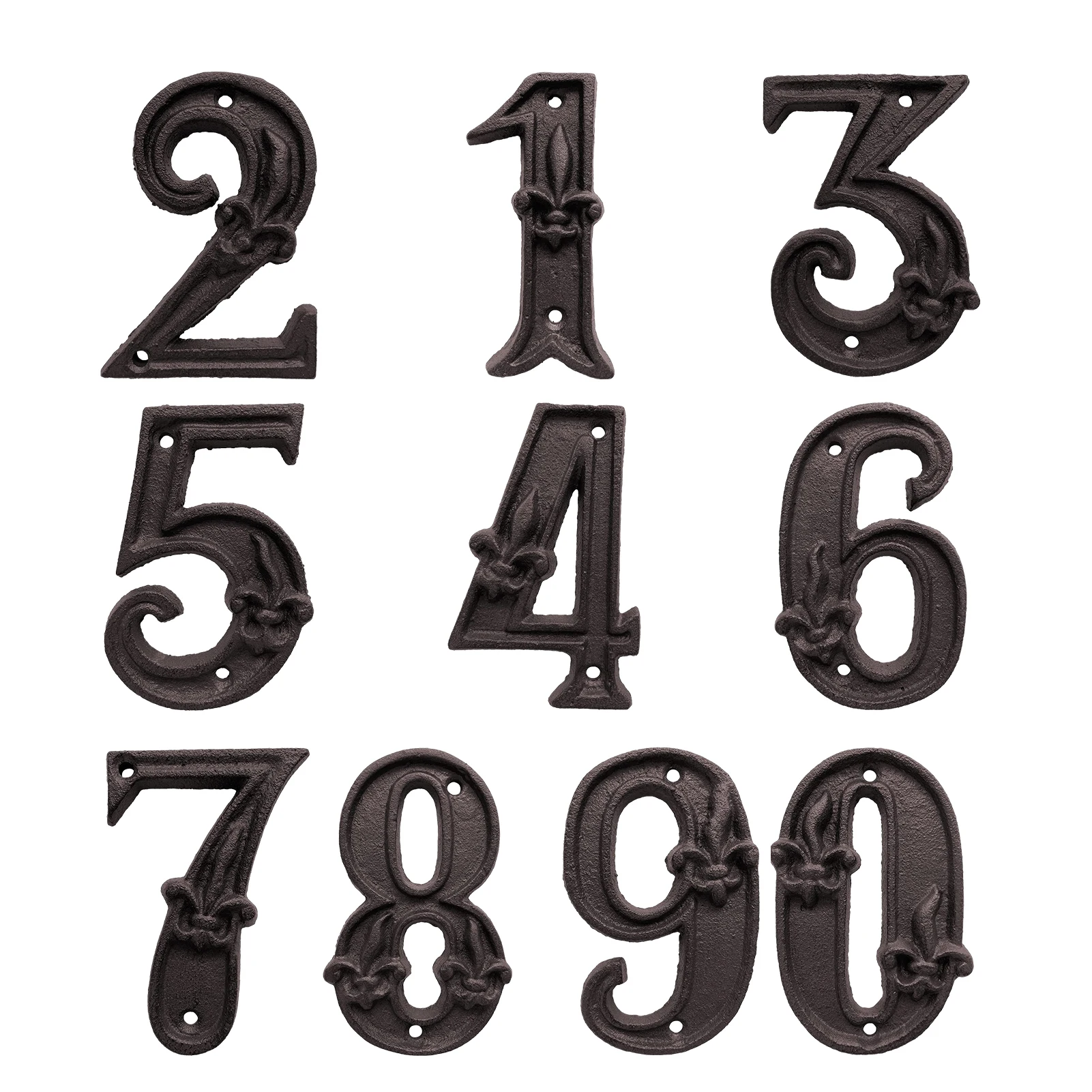

Unique House Number Cast Iron Metal Antique Doorplate Address Numbers Apartment Street Address Plaque Decor Imaginative