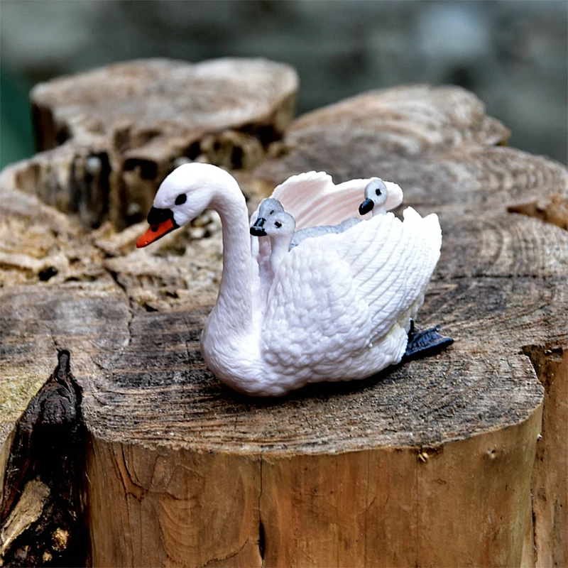 

Solid Simulation Animal Model пасхальный декор Children's Toys Miniature Wild Animal фигурка White Swan Nordic Décoration Home