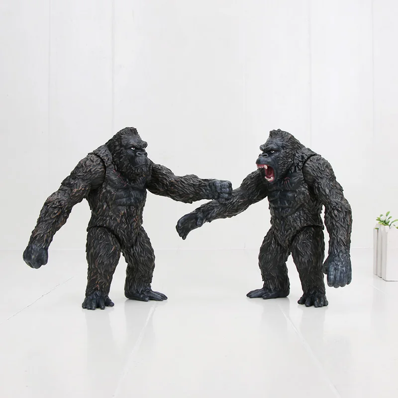 2 стиля 17 см King Kong Skull lsland Gorilla обезьяна шарнир подвижная ПВХ фигурка модель игрушки