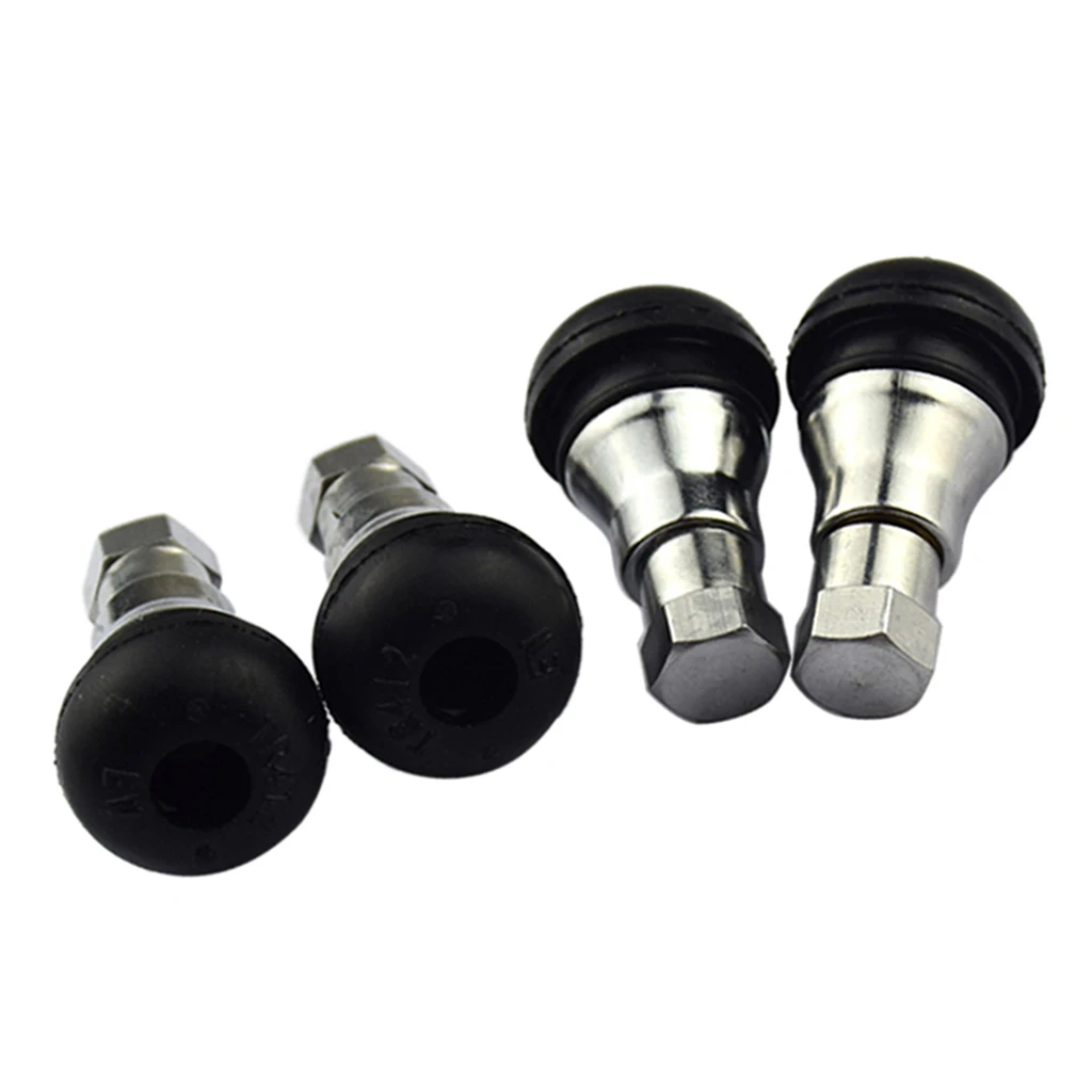 

4 Pieces TR412AC 33mm Circuit Performance Shorty Chrome Valve Stems