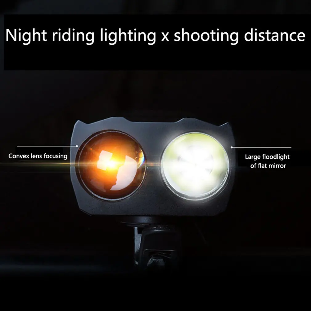 

4000mAh Smart Induction Bicycle Front Light Set USB Rechargeable 800 Lumen LED Head Light with Horn Cycling FlashLight