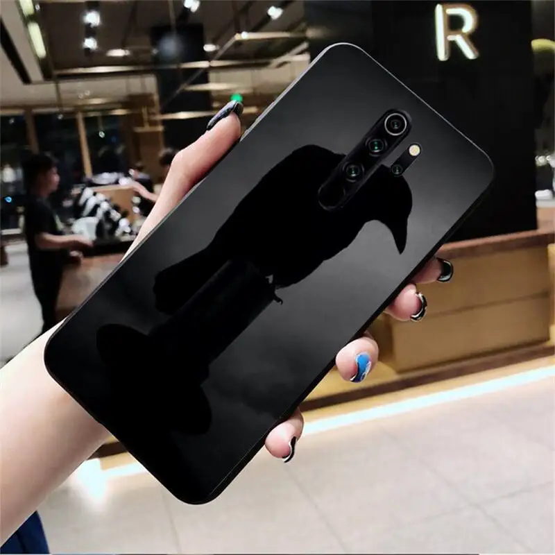 Горячая Распродажа ворона темная мягкая черная фотосессия для Redmi Note 9 8 8A 8T 7 6 6A 5 5A