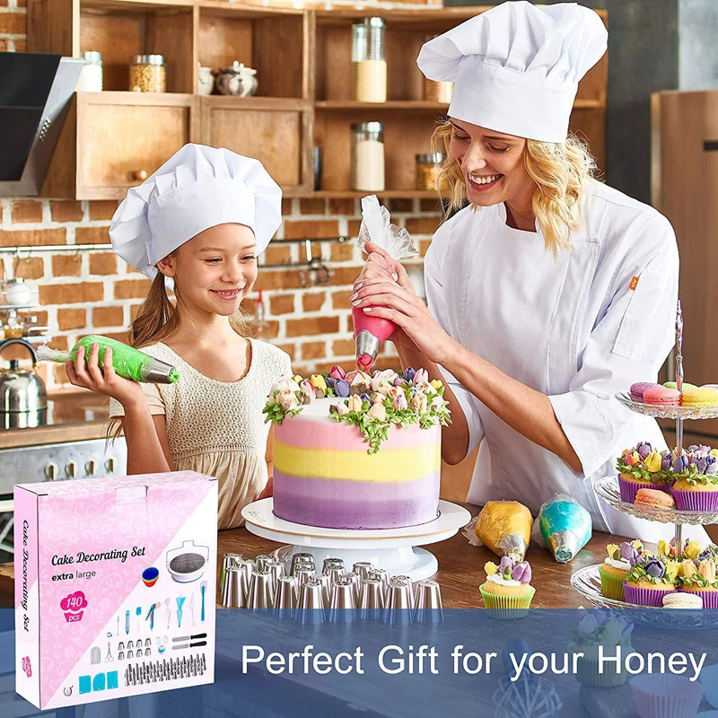 SHENHONG Confectionery Dessert Baking Tools Cake Decorating Sets Cream Bag Pastry Nozzles Converter Scraper Icing Piping Tips | Дом и сад