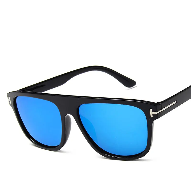 

Trend new men's sunglasses retro personality Square border fashion ladies big frame glasses Leopard pattern multicolor UV