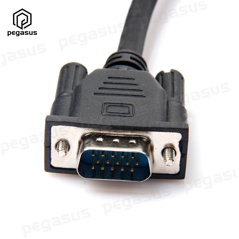 Угловой разъем 90 градусов VGA RGB 15 контактов проекторы Папа-папа мониторы кабель