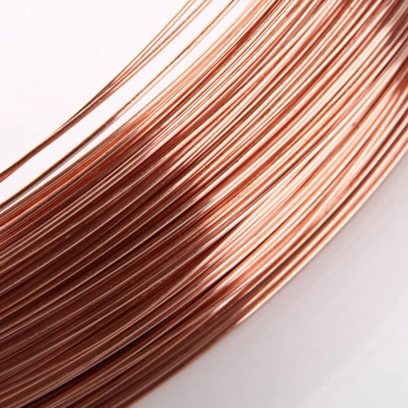 

copper wire Diameter 0.2/0.3/0.4/0.5/0.6/0.8/1/1.2/1.5/1.8/2/2.5/3/4/5 mm Copper line T2 Copper Red copper Line Bare Wire 99.90%