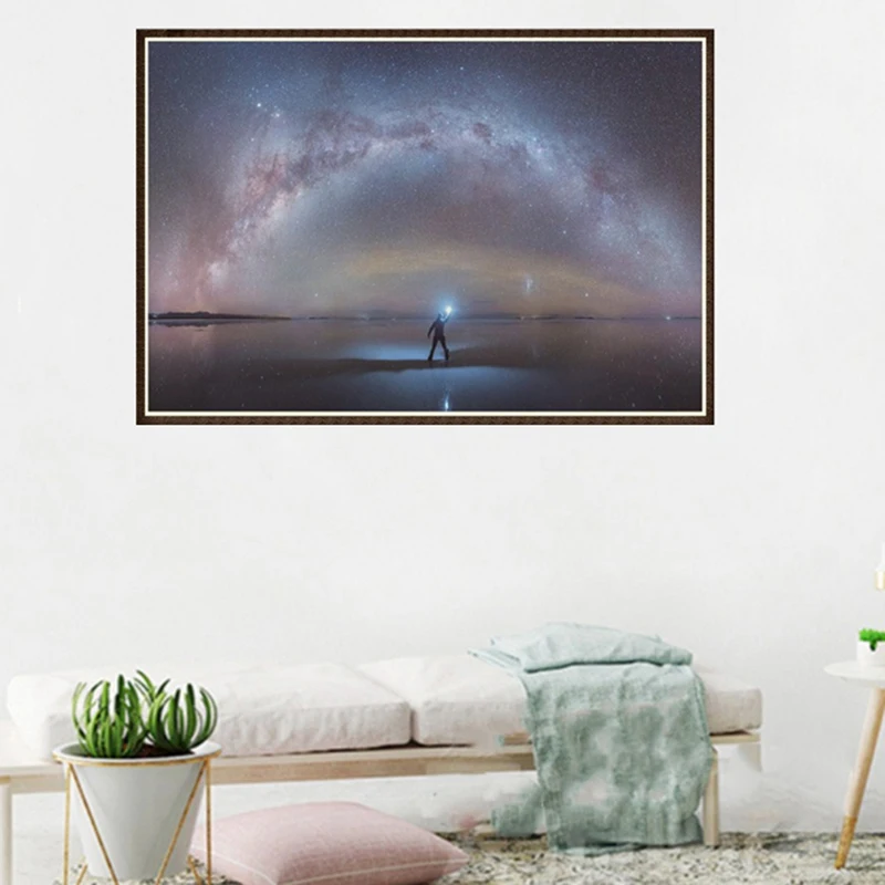 Алмазная картина вышивка крестиком игольное искусство галактика Млечный Путь