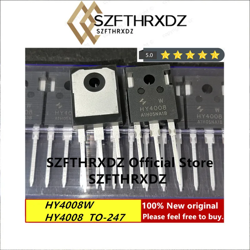 100% Новый оригинальный HY4008W TO-247A-3L HY4008 TO247 80V 200A 30 шт./трубка 330 шт./корт (10 шт.) |