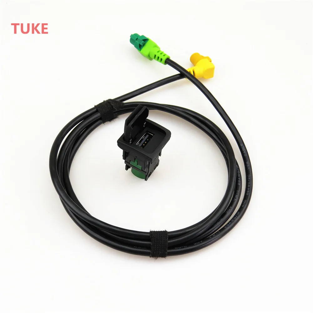 USB разъем и соединительный кабель RCD300 RCD510 для Rabbit GOLF MK5 MK6 SCIROCCO 5KD 035 726A 1 комплект|vw