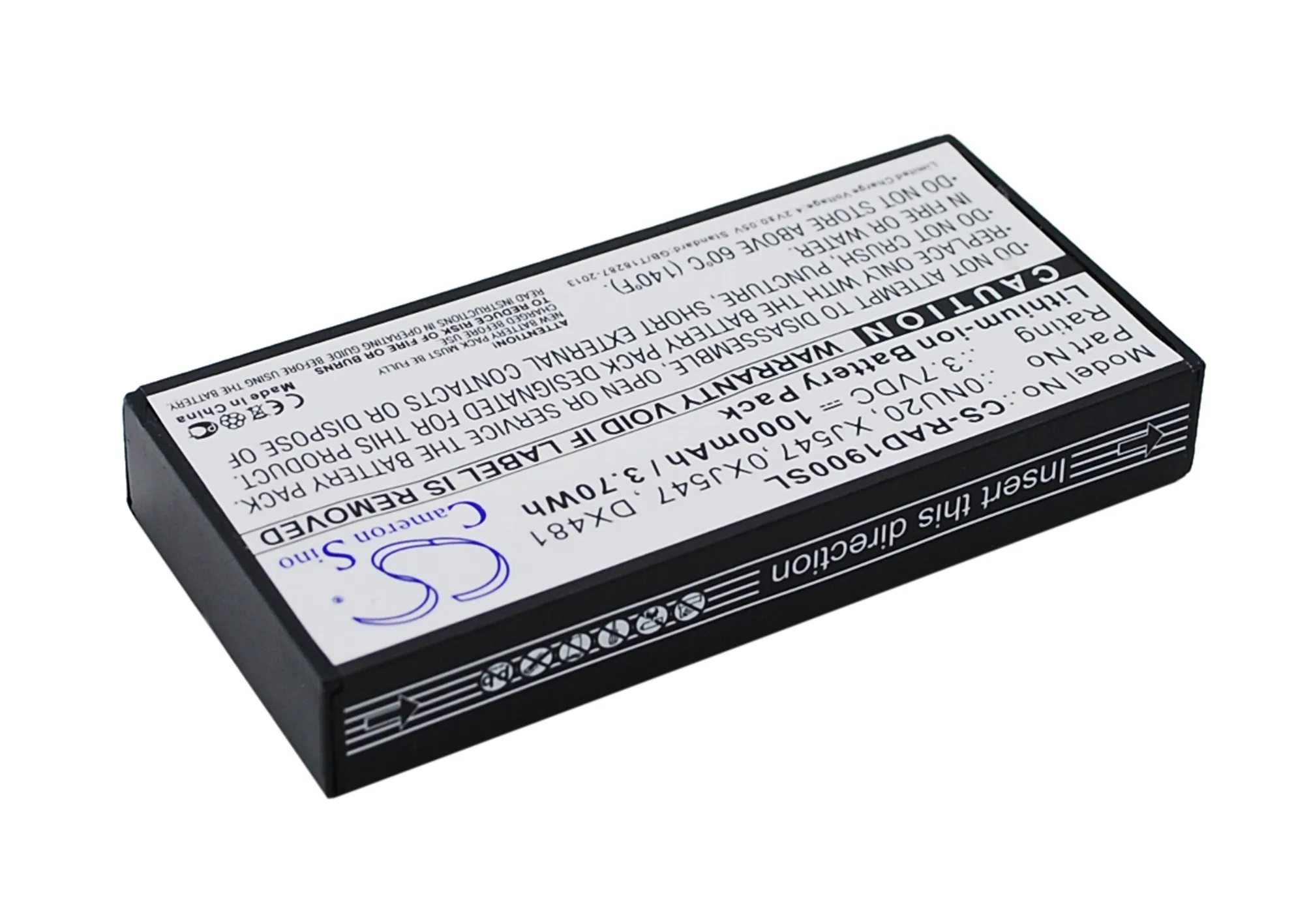Аккумулятор Cameron Sino для DELL 0FR463 0NU209 0U8735 0UF302 0XJ547 312-0448405-10780 CNXVV DX481 FR463 FR465 H2R6M H762F |