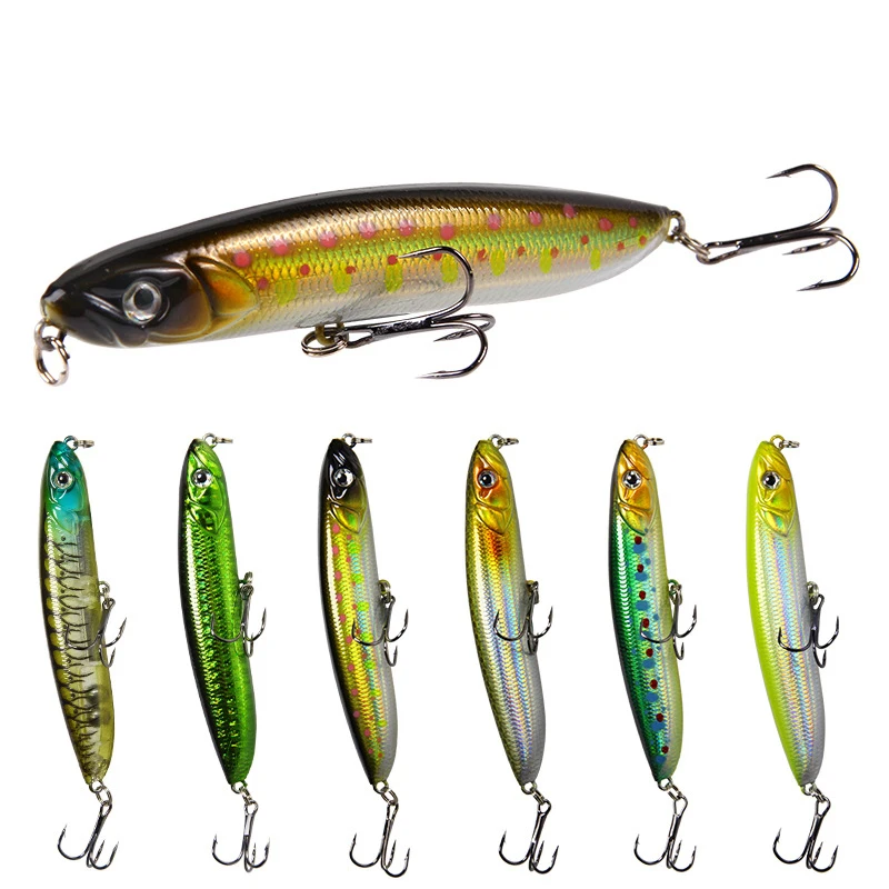 

1Pcs Pencil Fishing Lure Long Shot Isca Artificial Sinking Fishing Lures Wobbler Hard Lure Leurre Peche 9.5cm 18g Fishing Bait