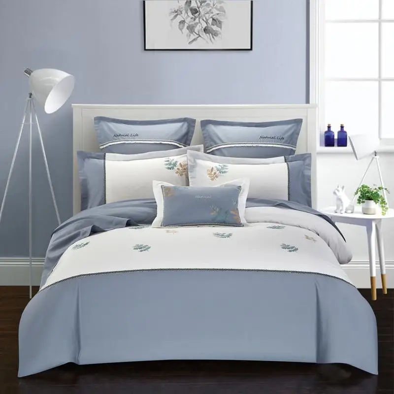 48 домашняя вышивка из египетского хлопка цветок Винтаж постельных