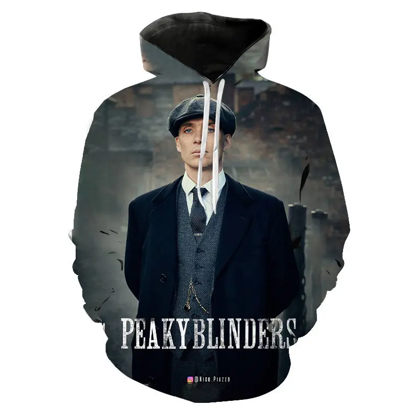 

Peaky Blinder Hoodie Men Women 3D Printed Hoodies Fashion Harajuku Pullover Cool Hooded Streetwear Sweatshirt Pullover