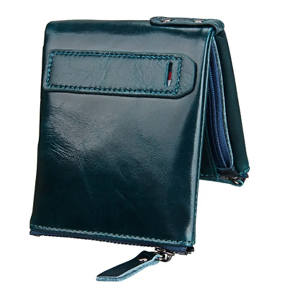 

Men High Capacity Simple Coin Purse Convenient Classic Fashion Wallet Leather