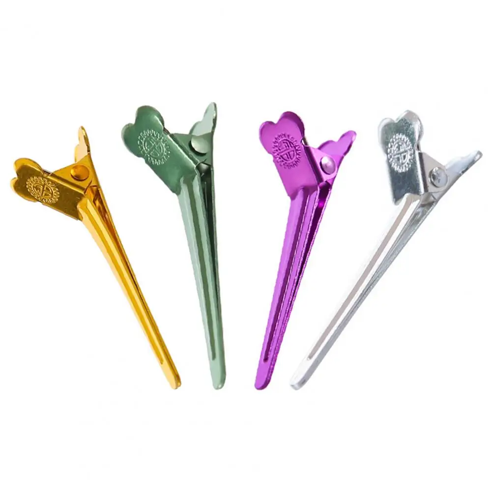 

Hot Sales 20Pcs/Box Hairdressing Clip Non-slip Large Opening Angle Aluminum Hair Root Styling Clamp for Daily Life