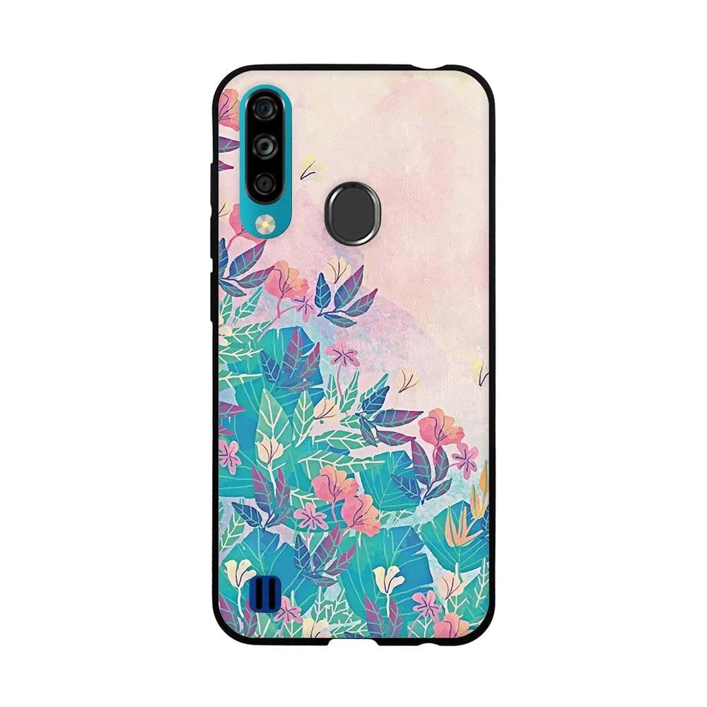 

For ZTE Blade A7 2020 Cover Soft TPU Silicone Shell For ZTE Blade A7 A 7 2020 Case Flower Pattern Capa For ZTE A7 A 7 2020 Coque