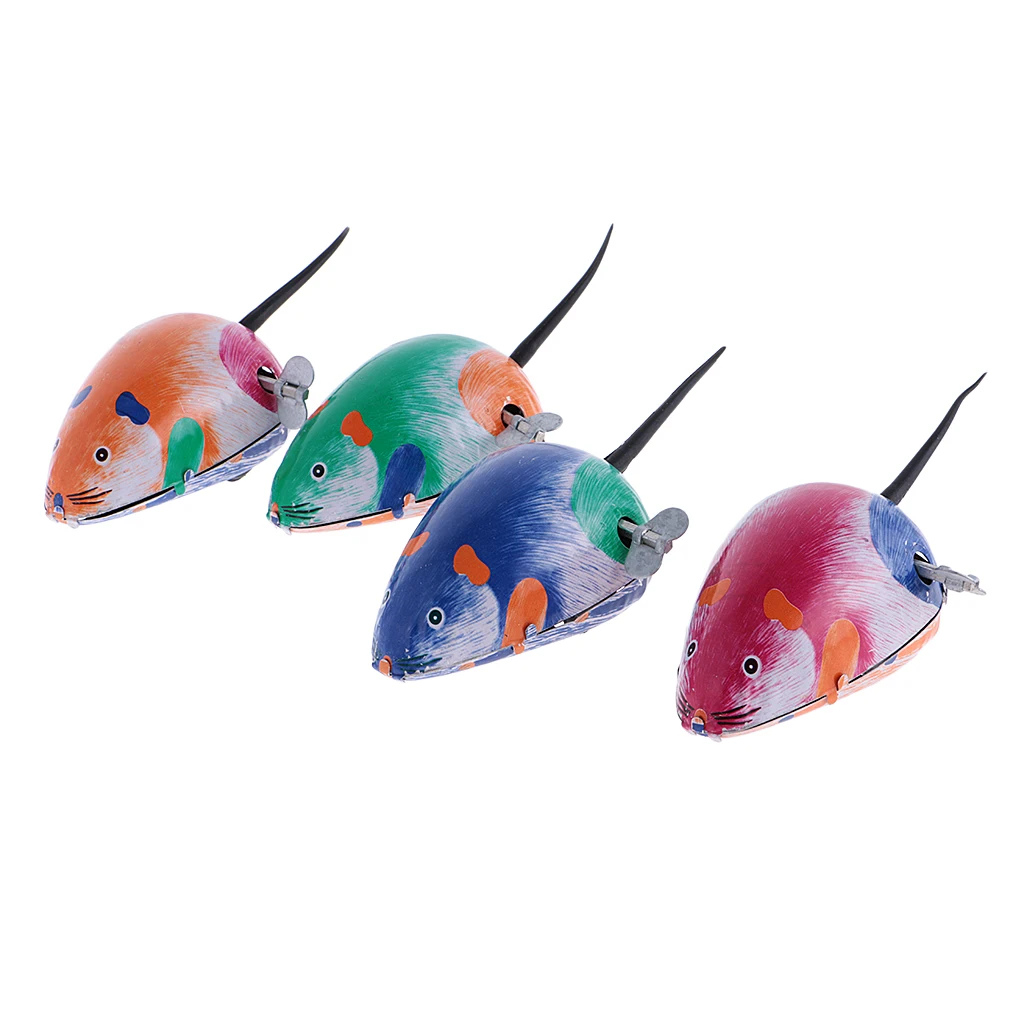 

Заводная игрушка-мышь в стиле ретро, коллекционный маленький подарок для детей, мальчиков и девочек