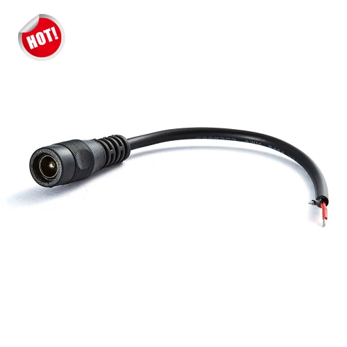 

Black DC Cable with Female 5.5*2.1 Connector