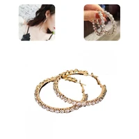 1 pair earrings terrific accessory round good workmanship women earrings for wedding hoop earrings drop earrings