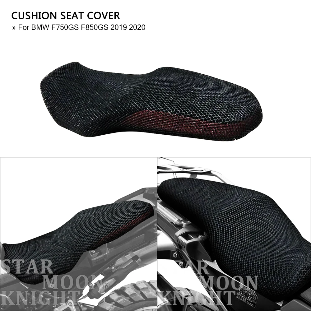 

Motorcycle Protecting Cushion Seat Cover For BMW F750GS F850GS 2019 2020 F750 GS Nylon Fabric Saddle Seat Cover Accessories