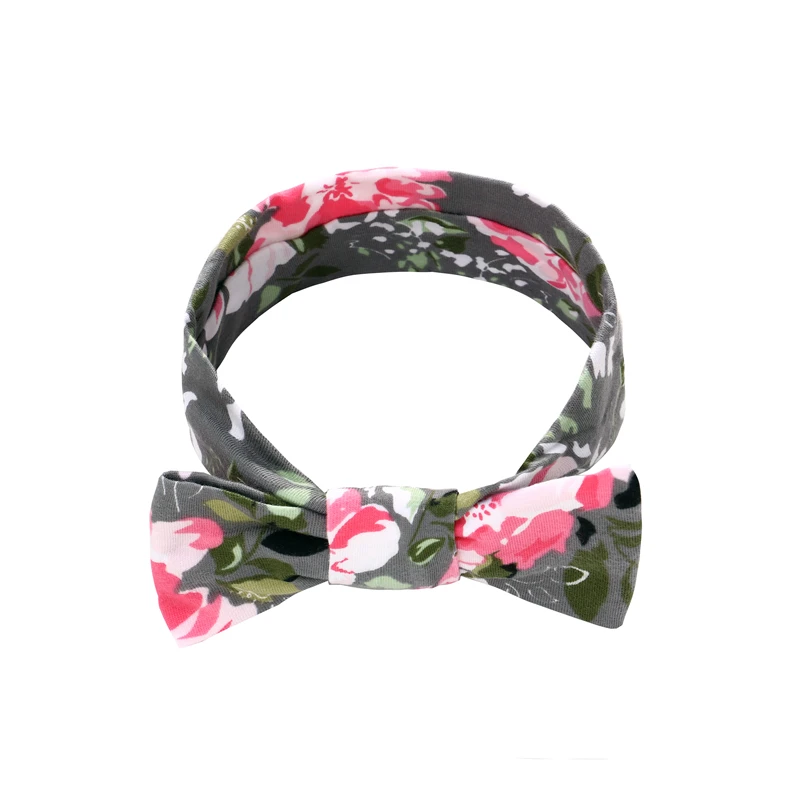 Повязки на голову для маленьких девочек хлопковая повязка с принтом детская