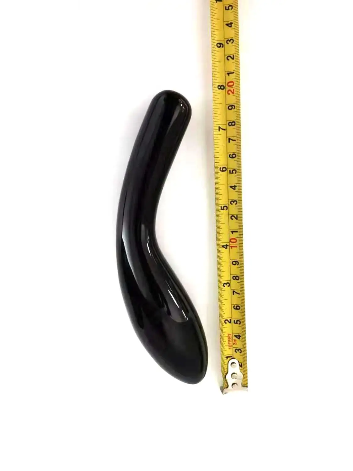 Оптовая цена натуральный ручной резной черный обсидиан кристалл Массажная