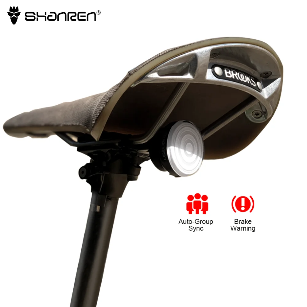 SHANREN Raz Pro умный велосипедный задний светильник предупреждающий о торможении авто