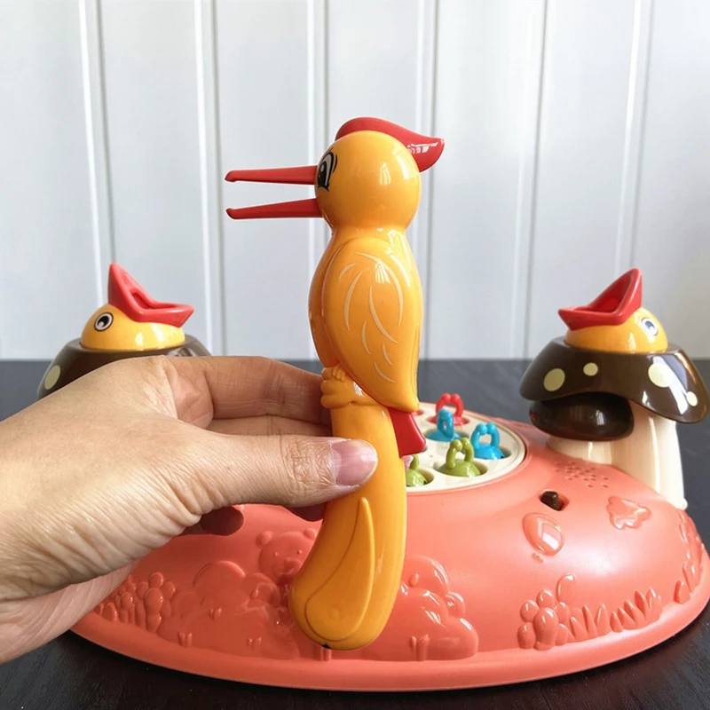 

Caterpillar Insect Catching Worm Game Magnetic Fishing Toddler Toys Woodpecker Catching and Feeding Game Toys