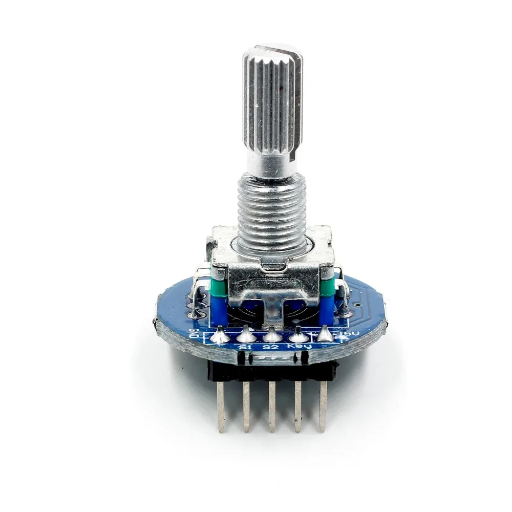 Оранжевый Поворотный модуль кодировщика для Arduino Кирпич Датчик развития аудио вращающийся Потенциометр ручка EC11 - Цвет: Оранжевый