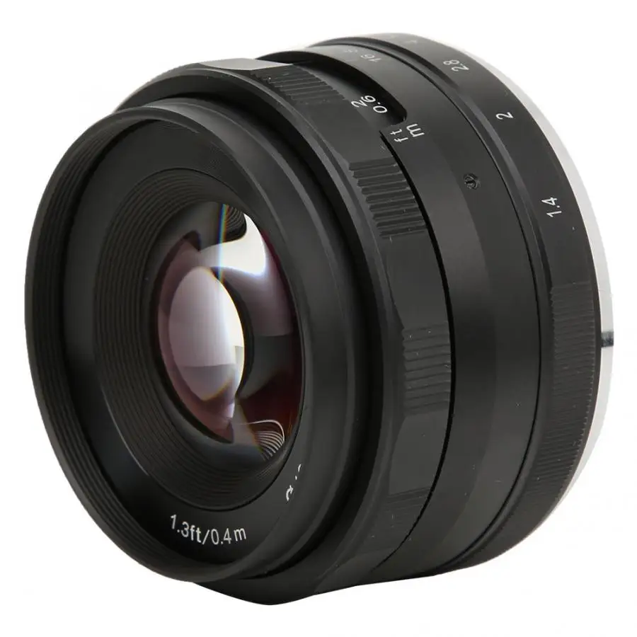 Meike 35 мм F1.4APS-C Фокус объектив портрет Большая диафрагма для Canon EOS-M EF-M Крепление объектива камеры